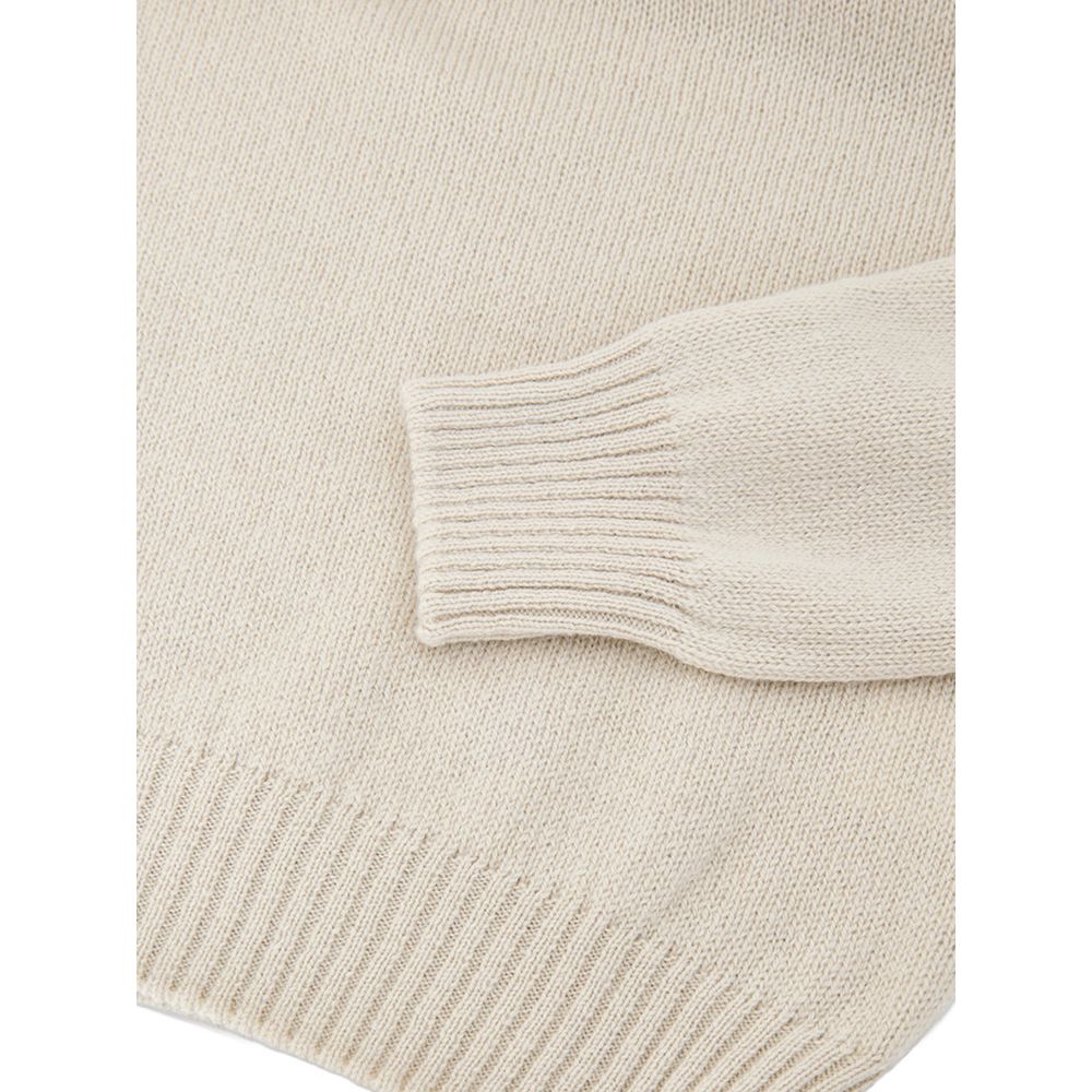 Gran Sasso Beige Wool Turtleneck Sweater for Men