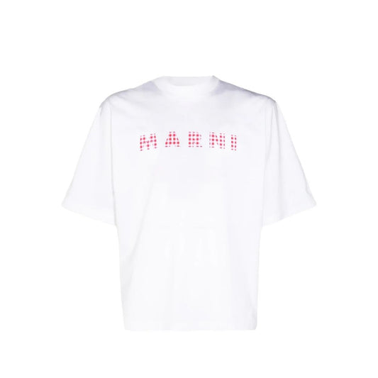 Marni White Cotton T-Shirt