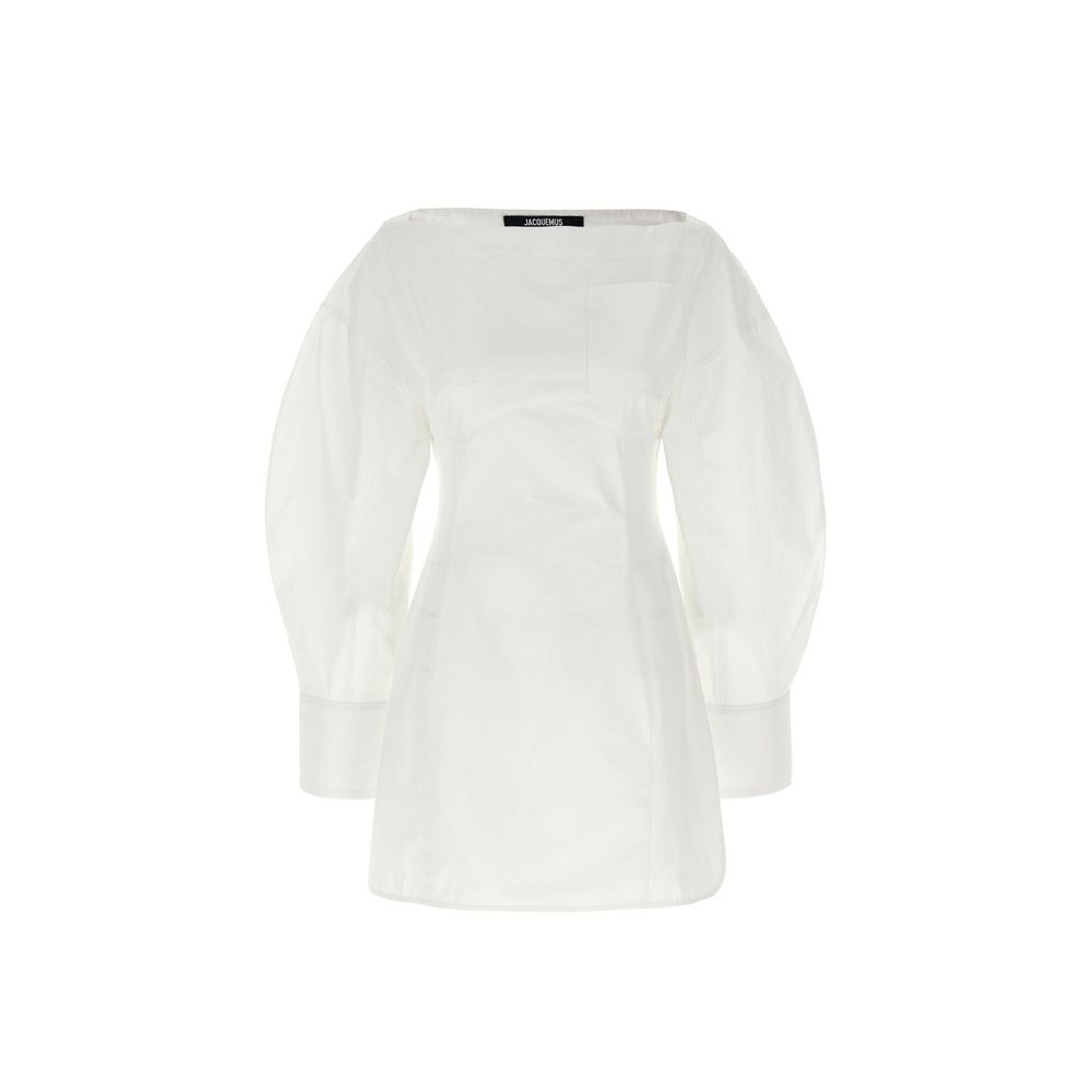 Jacquemus White Cotton Casual Dress