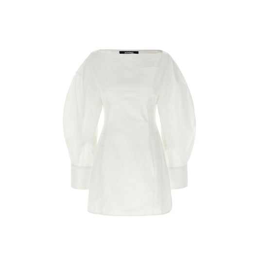 Jacquemus White Cotton Casual Dress