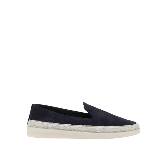 Prada Blue Leather Espadrilles