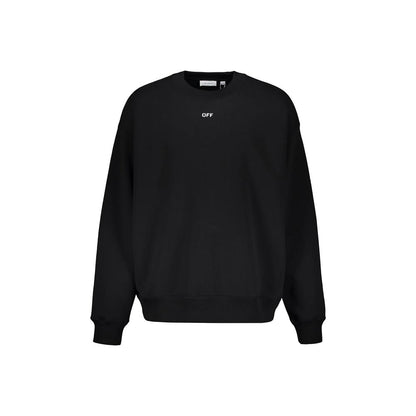 Off-White Black Cotton Sweatshirt