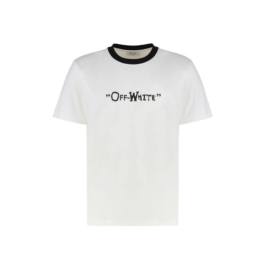 Off-White White Cotton T-Shirt