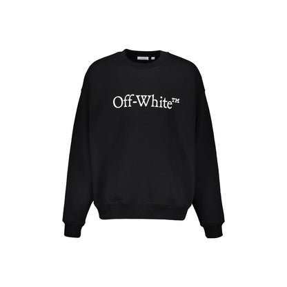Off-White Black Cotton Sweatshirt