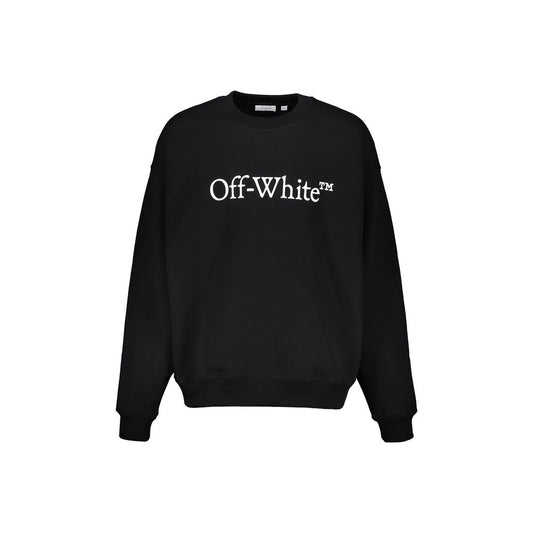 Off-White Black Cotton Sweatshirt