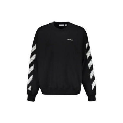 Off-White Black Cotton Sweatshirt