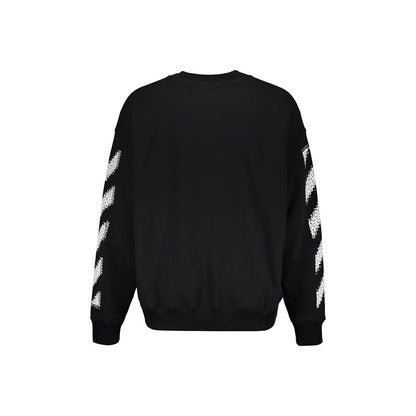Off-White Black Cotton Sweatshirt