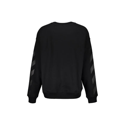 Off-White Black Cotton Sweatshirt