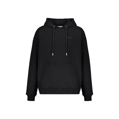 Off-White Black Cotton Sweatshirt