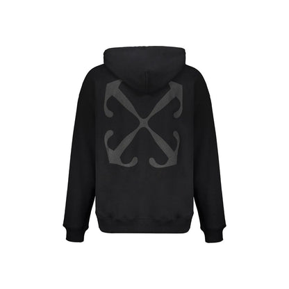 Off-White Black Cotton Sweatshirt