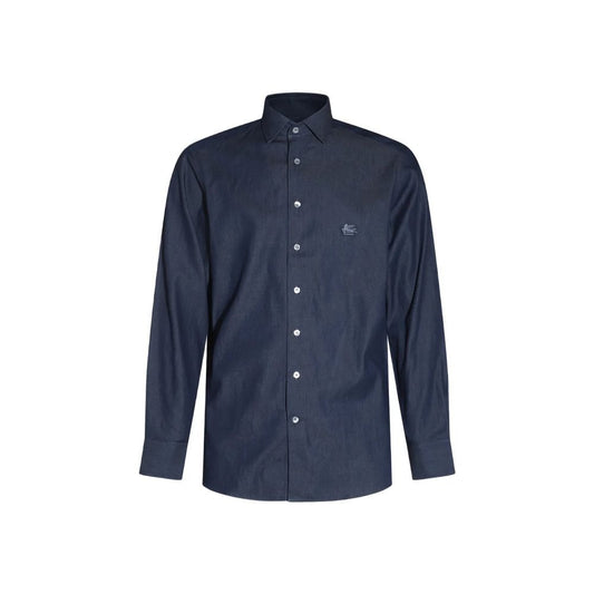 Etro Blue Denim Shirt