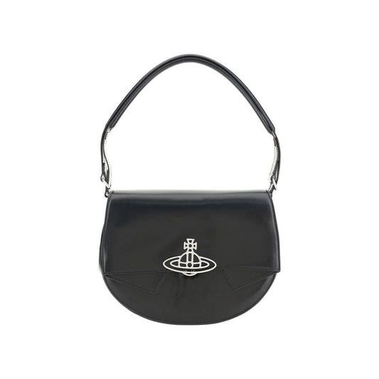Vivienne Westwood Black Leather Shoulder Bag