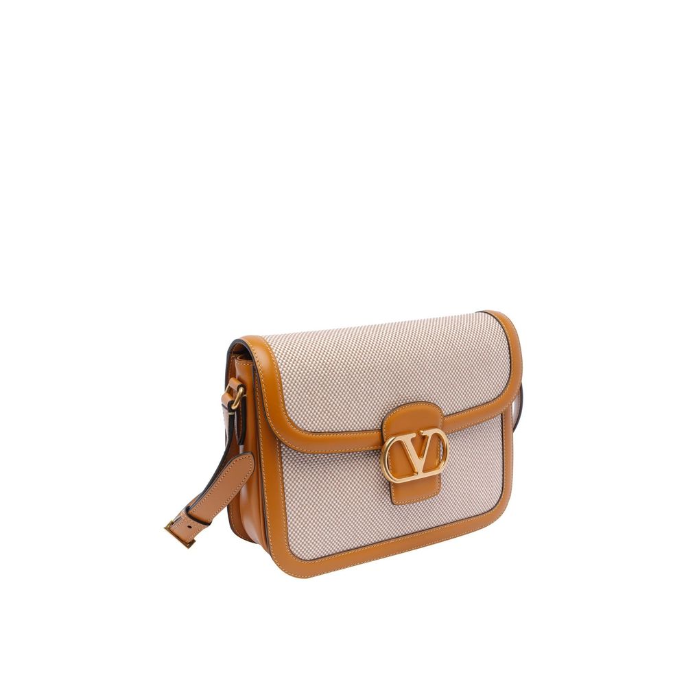 Valentino Garavani Brown Leather Shoulder Bag
