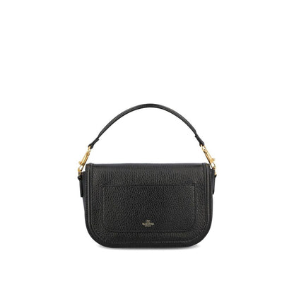Valentino Garavani Black Leather Shoulder Bag