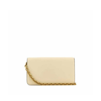 Valentino Garavani Beige Leather Clutch Bag