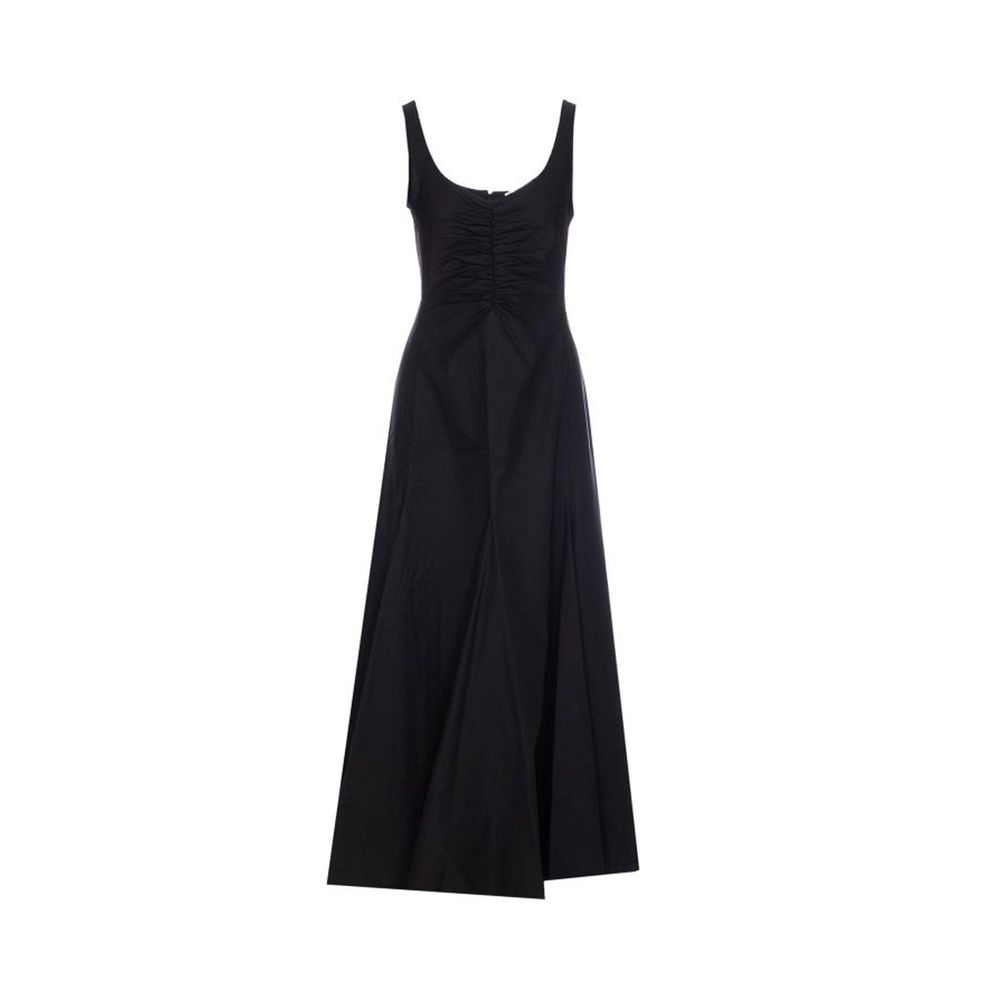 Sportmax Black Cotton Casual Dress