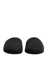 Dolce & Gabbana Black Wool Cashmere Quilted Slippers for Men