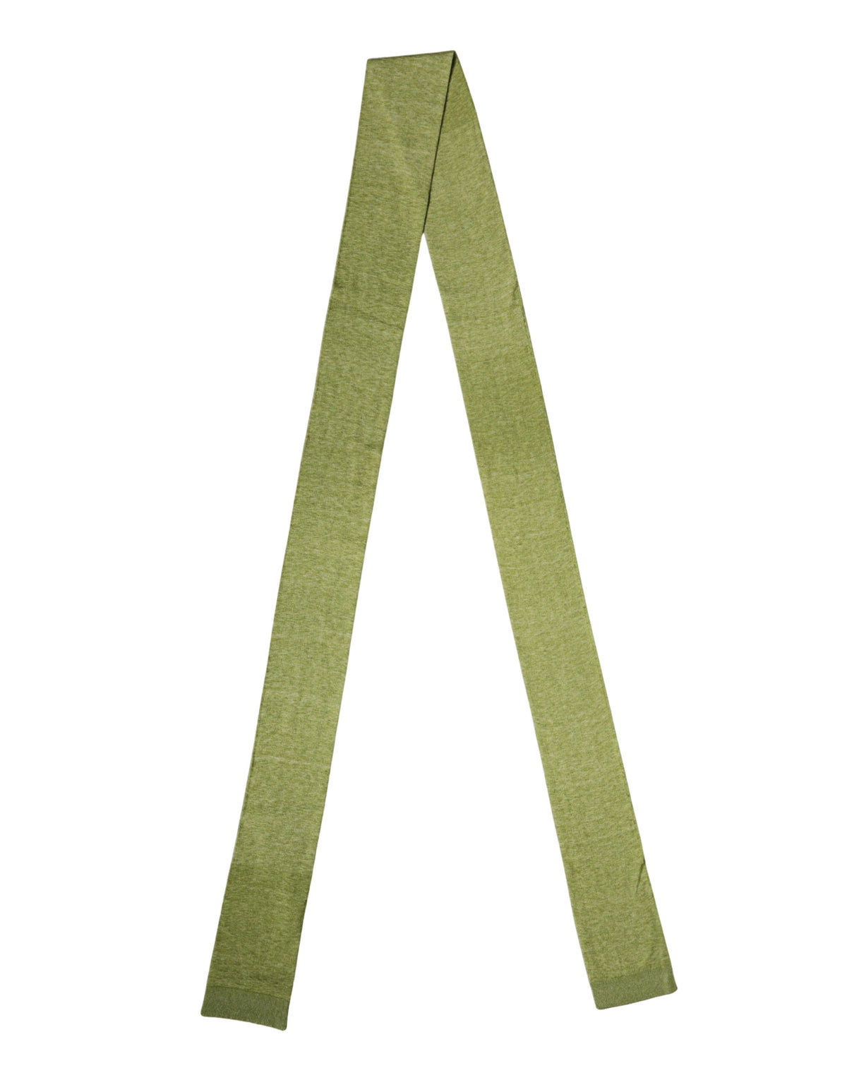Écharpe Dolce &amp; Gabbana en cachemire vert tricoté, 280 cm x 11 cm, pour homme