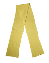 Écharpe Dolce &amp; Gabbana jaune en coton tricoté, 270 cm x 31 cm, pour homme
