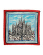 Dolce & Gabbana Multicolor Milano Print Cashmere 134cm x 130cm Men Scarf