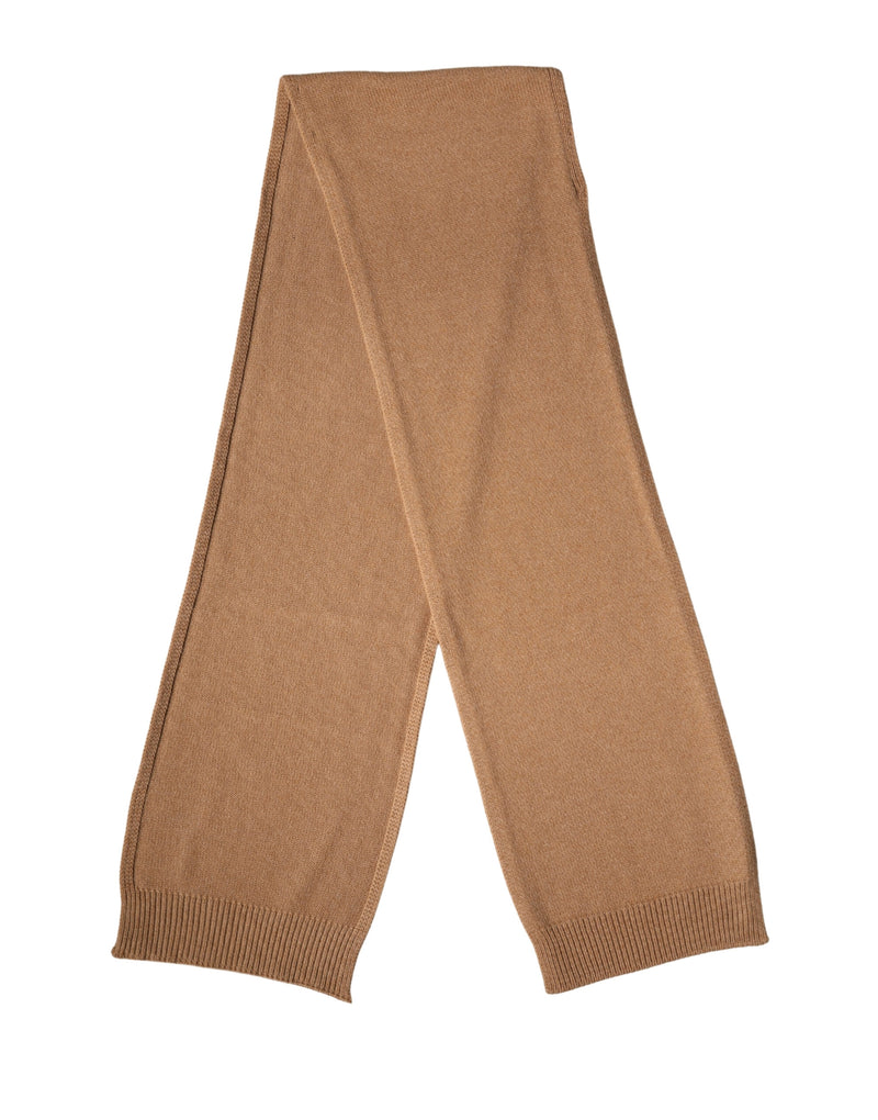 Dolce & Gabbana Bruine Kasjmier Gebreide Foulard 207cm x 29cm Herensjaal