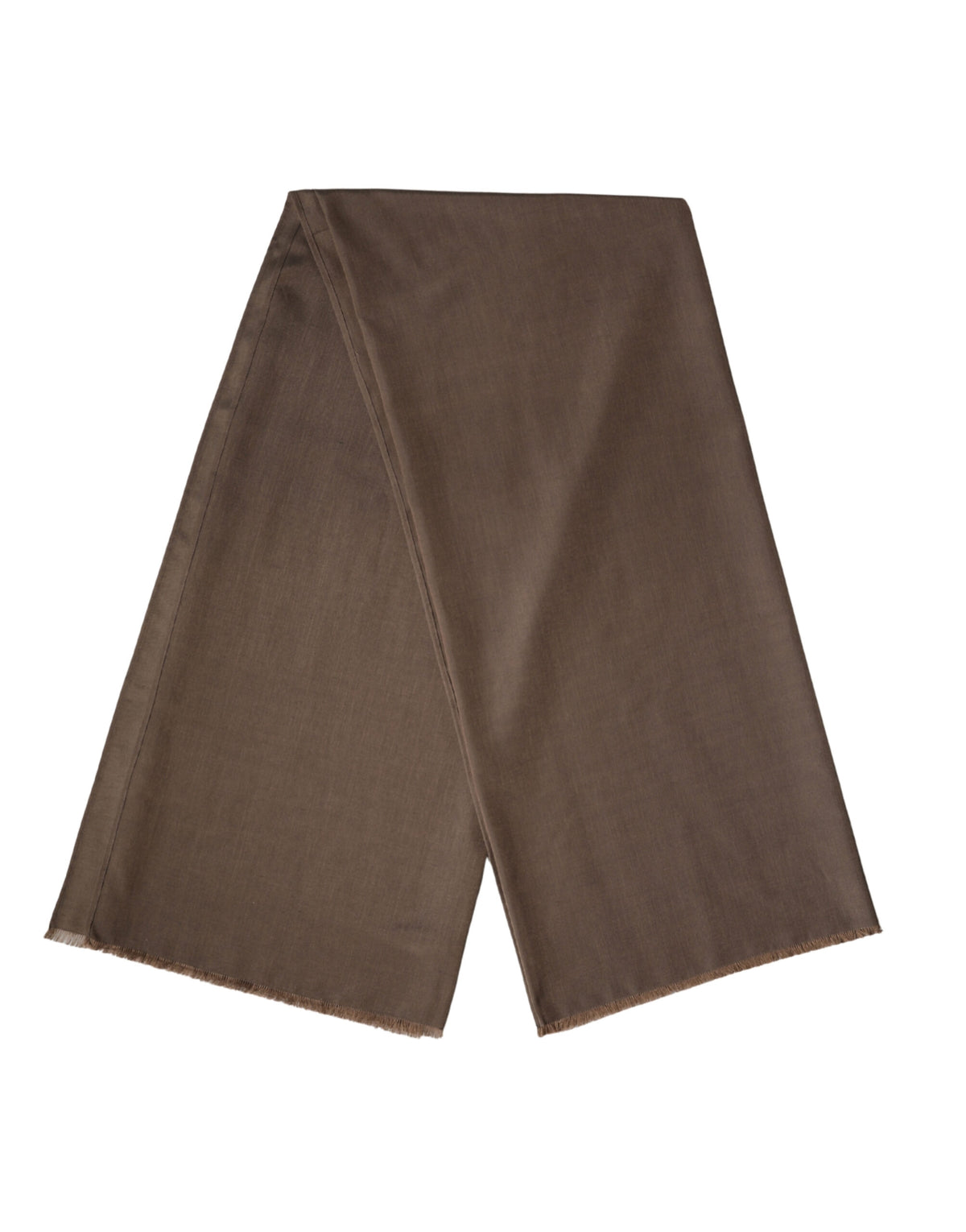 Châle cache-cou marron en polyester Dolce &amp; Gabbana, 185 cm x 165 cm, pour homme.