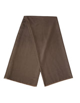 Châle cache-cou marron en polyester Dolce &amp; Gabbana, 185 cm x 165 cm, pour homme.