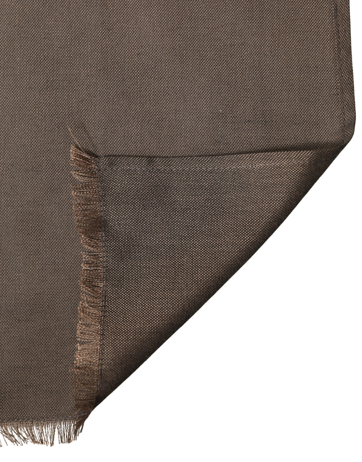 Châle cache-cou marron en polyester Dolce &amp; Gabbana, 185 cm x 165 cm, pour homme.