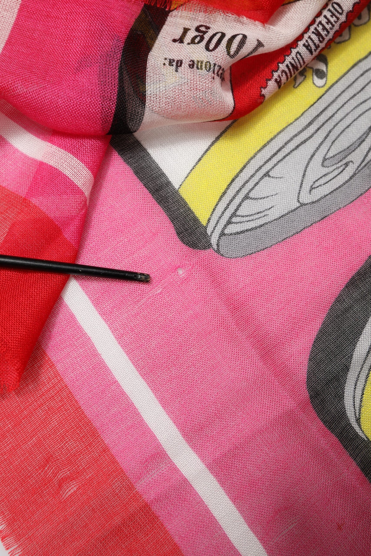 Dolce & Gabbana Pink DG Amore Print Neck Square Shawl Scarf