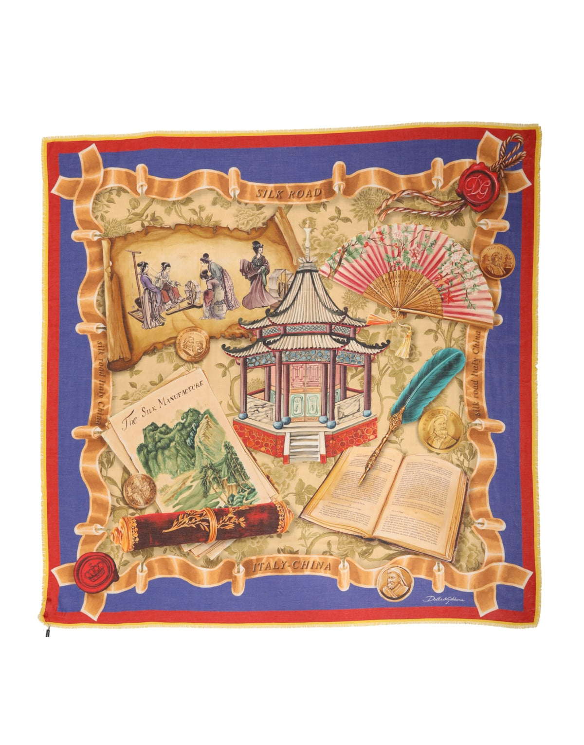 Dolce & Gabbana Multicolor Shawl Wrap Scarf - Luxurious Comfort