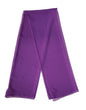 Dolce & Gabbana Purple Silk Neck Wrap Shawl Stole 200cm x 134cm Scarf