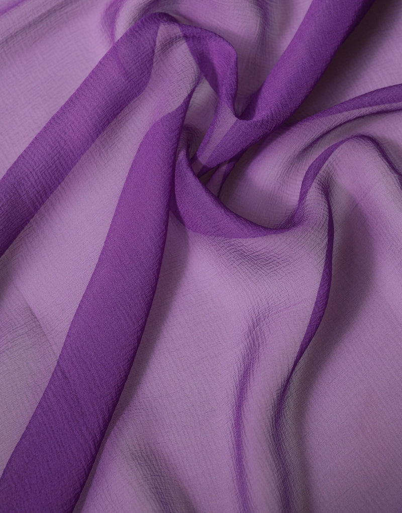 Dolce & Gabbana Purple Silk Neck Wrap Shawl Stole Scarf