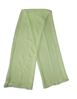 Dolce & Gabbana Light Green Silk Neck Wrap Stole Scarf