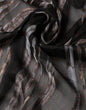 Dolce & Gabbana Black Stripes Silk Wrap Shawl Stole 193cm x 131cm Scarf