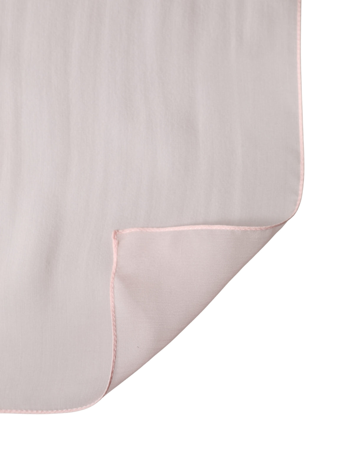 Dolce & Gabbana Light Pink Silk Neck Wrap Foulard Scarf