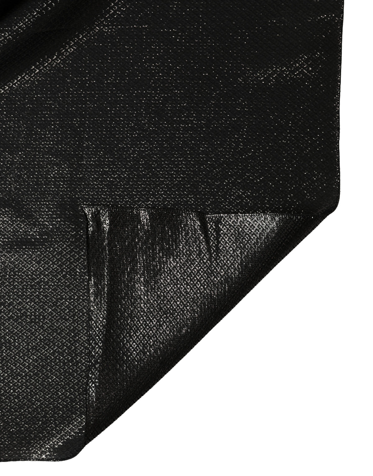 Dolce & Gabbana Black Silk Square Wrap Shawl Foulard Scarf