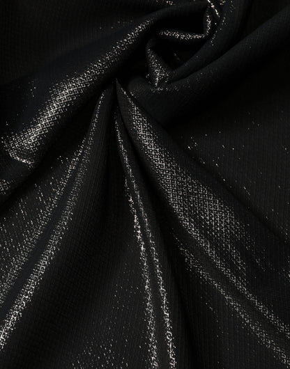Dolce & Gabbana Black Silk Square Wrap Shawl Foulard 122cm x 120cm  Scarf