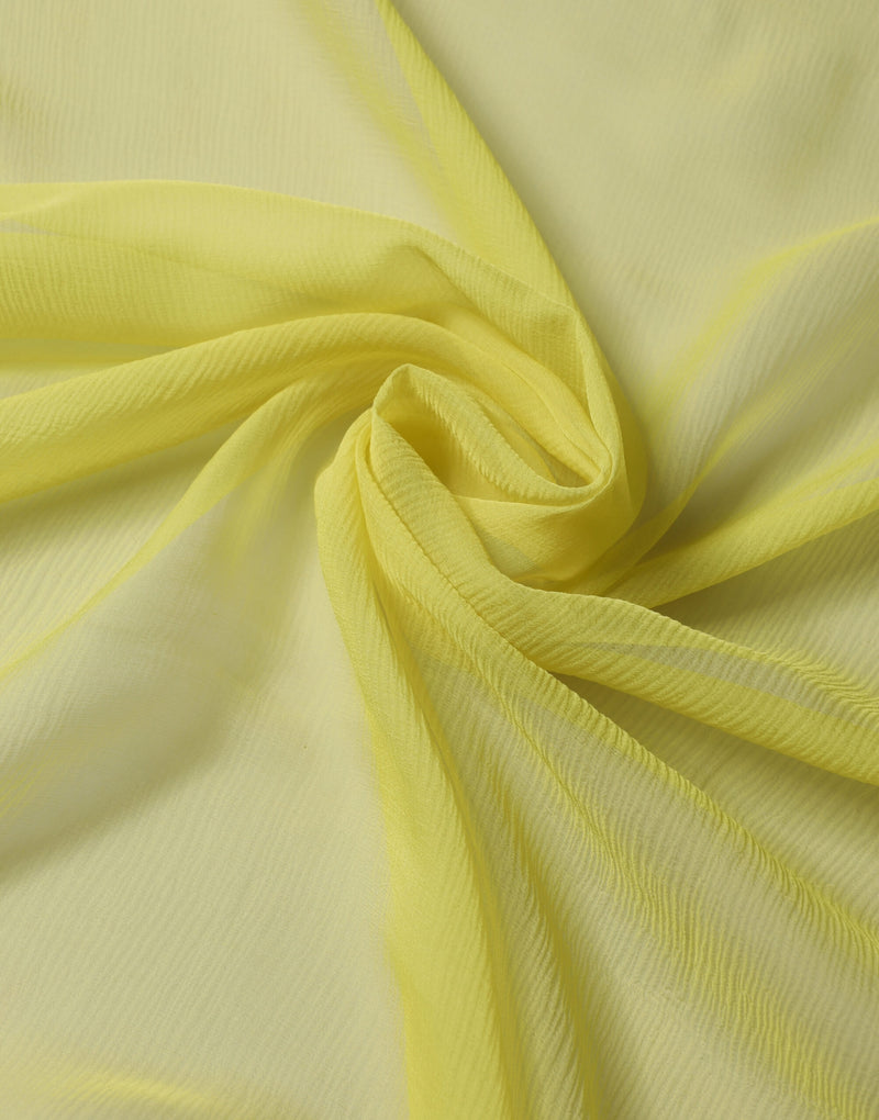 Dolce & Gabbana Yellow Silk Neck Wrap Shawl Foulard Scarf