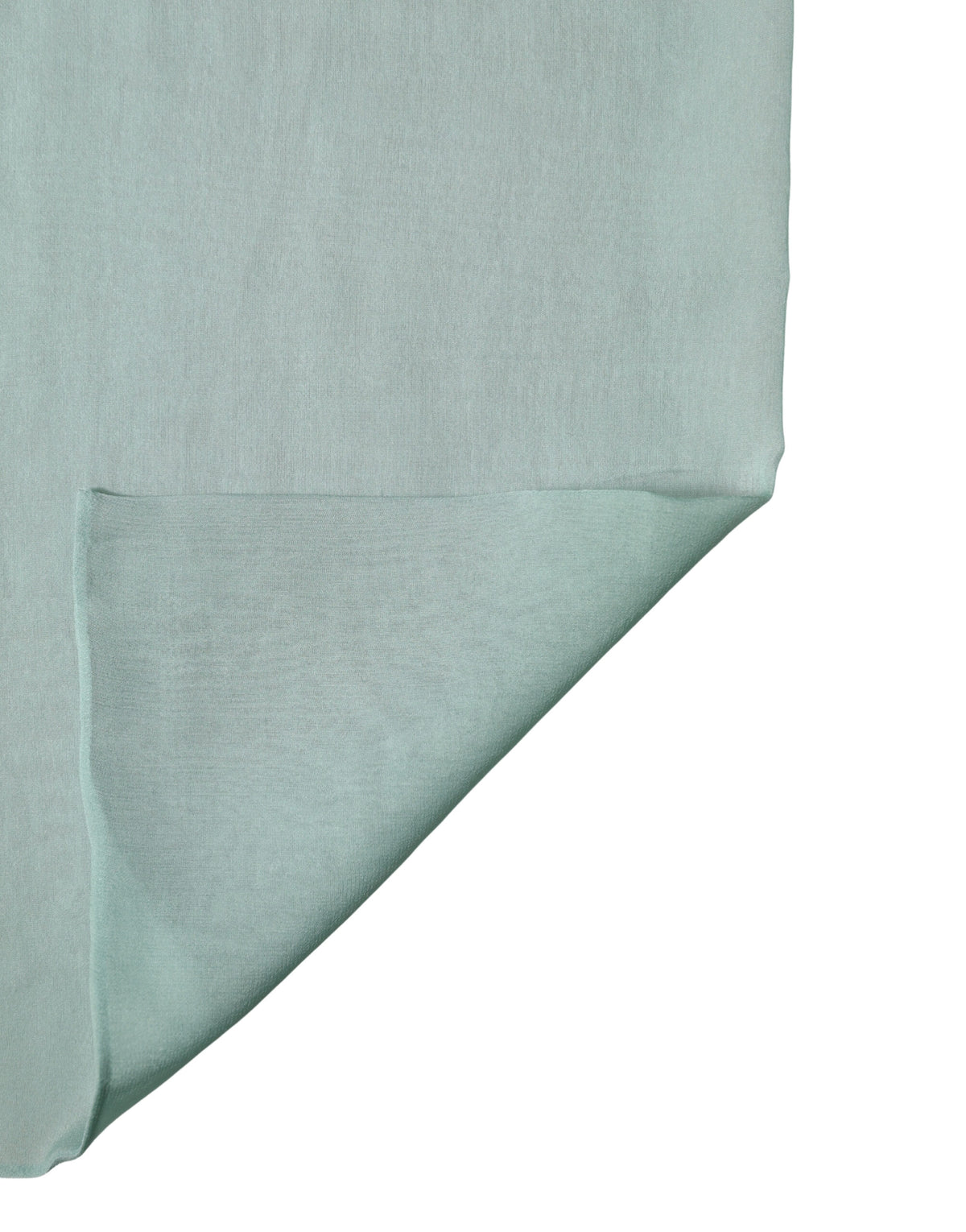 Dolce & Gabbana Teal Silk Sash Wrap Foulard Scarf