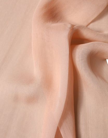 Dolce & Gabbana Light Pink Silk Sash Wrap Foulard 291cm x 19cm  Scarf