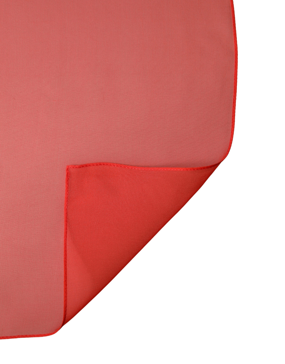 Dolce & Gabbana Red Silk Neck Wrap Shawl Foulard Scarf