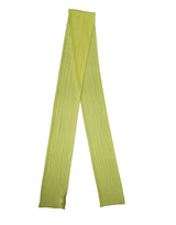 Dolce & Gabbana SASH Yellow Green Silk Scarf
