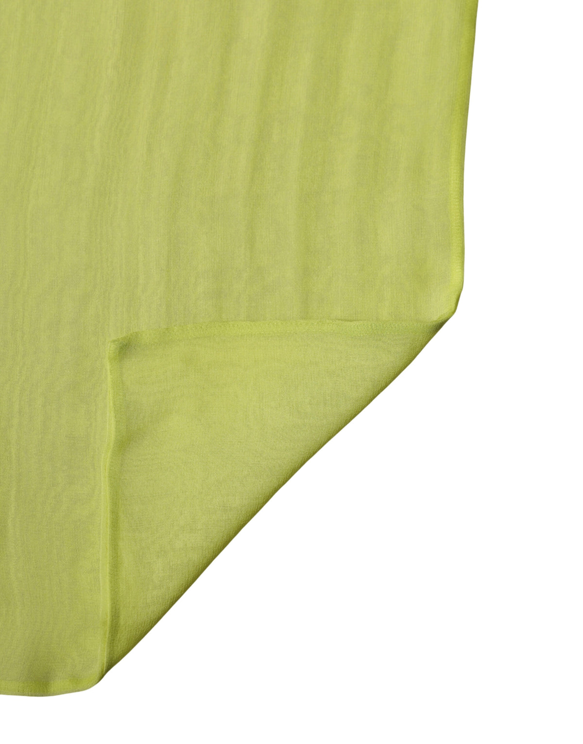 Dolce & Gabbana SASH Yellow Green Silk Scarf