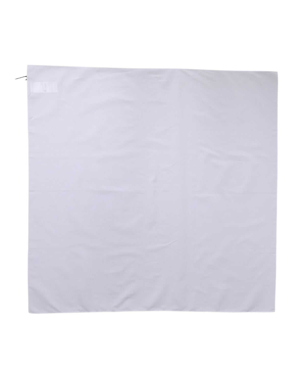 Dolce & Gabbana White Cotton Wrap Square Shawl Scarf