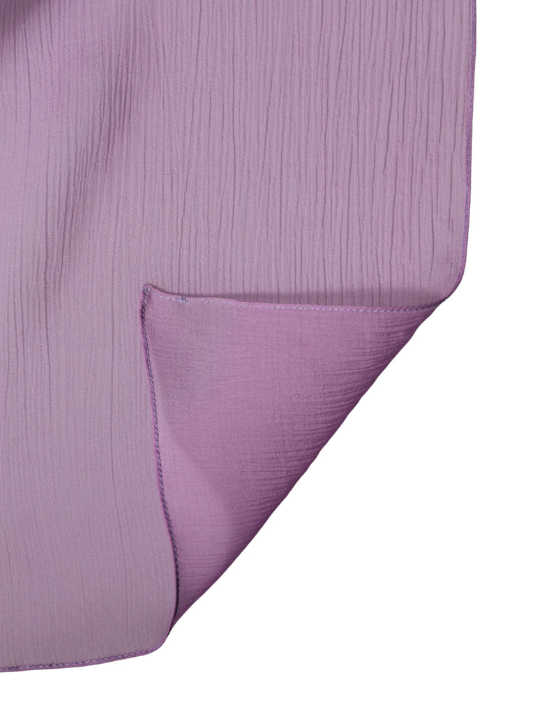 Dolce & Gabbana Light Purple Silk Neck Wrap Foulard Scarf