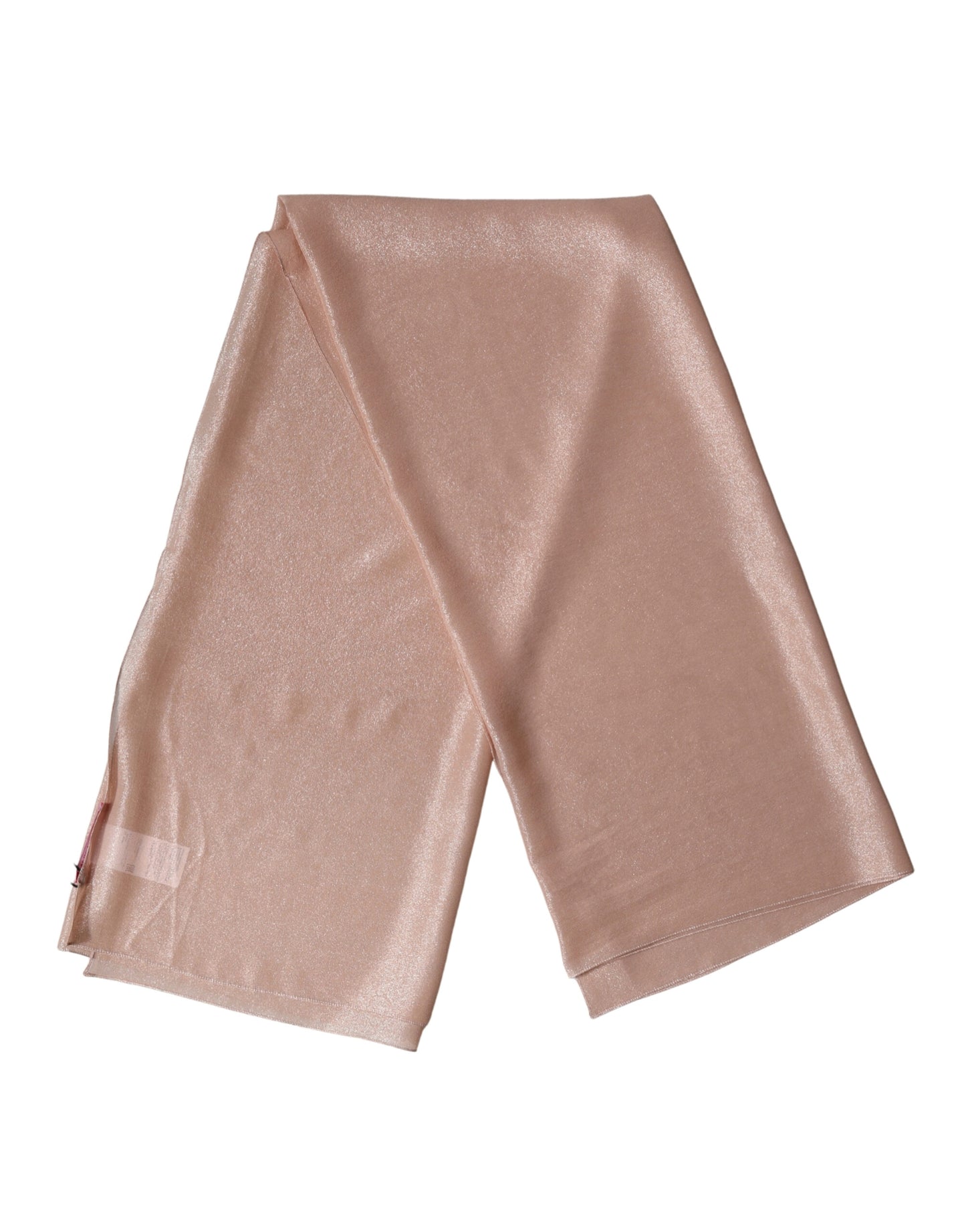 Dolce & Gabbana Light Pink Silk Foulard Wrap Shawl 119cm x 107.5cm Scarf