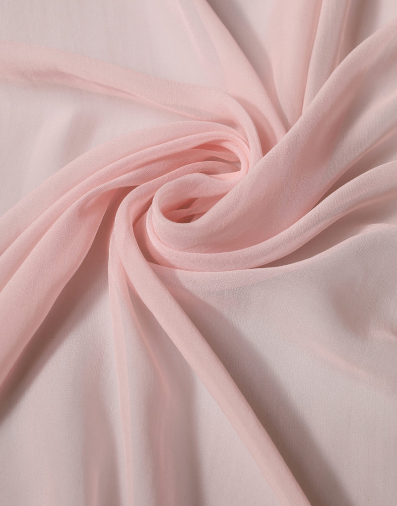 Dolce & Gabbana Light Pink Silk Neck Wrap Shawl Stole Scarf