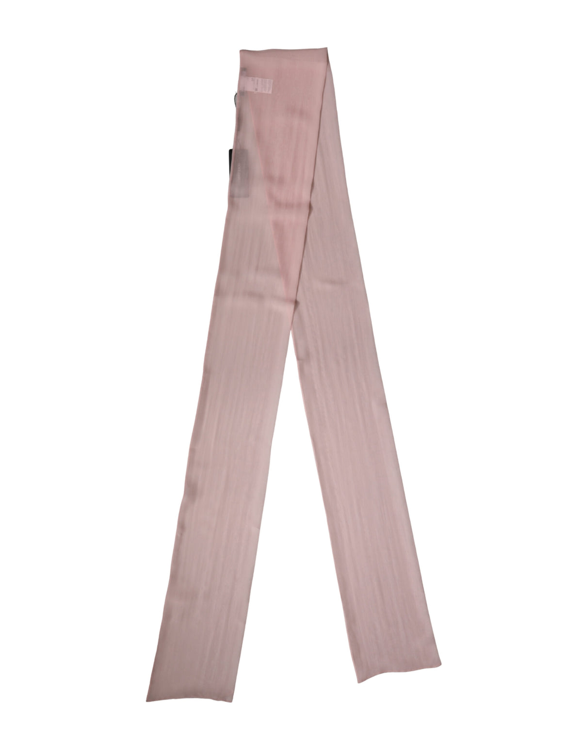 Dolce & Gabbana Light Pink Silk Neck Wrap Shawl Scarf