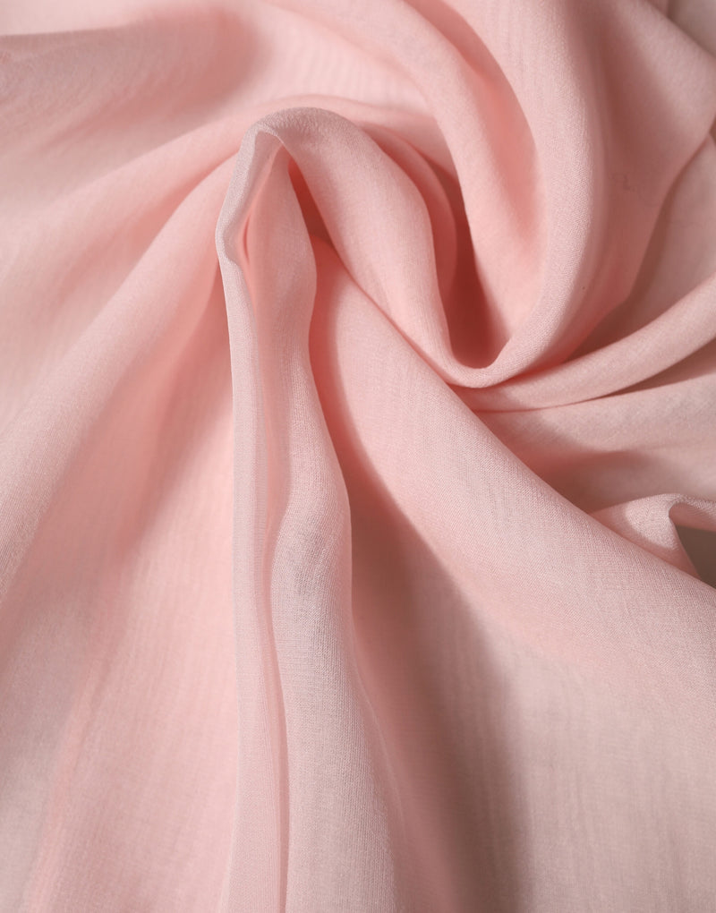 Dolce & Gabbana Light Pink Silk Neck Wrap Shawl Scarf