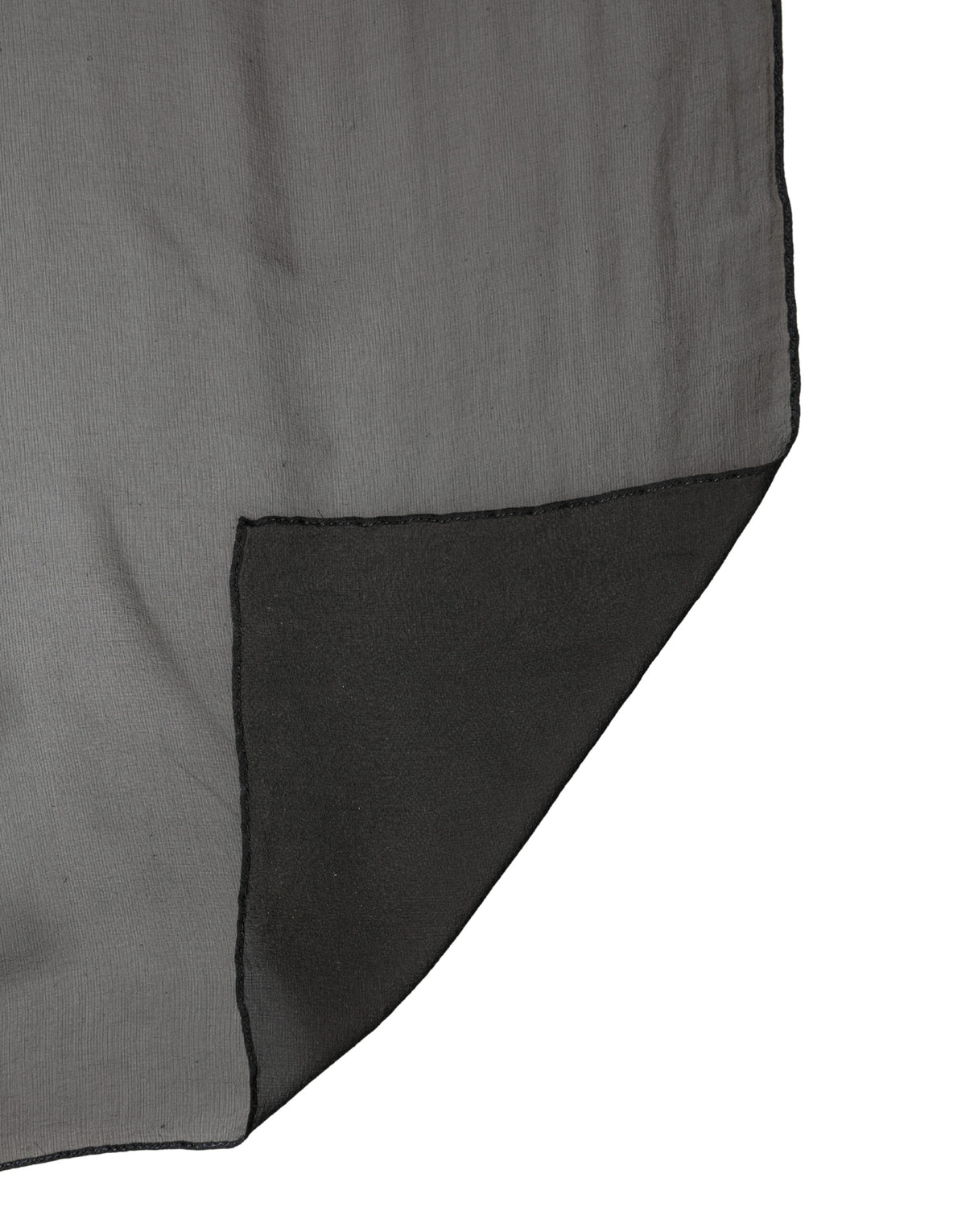Dolce & Gabbana Black Silk Neck Wrap Shawl Stole Scarf